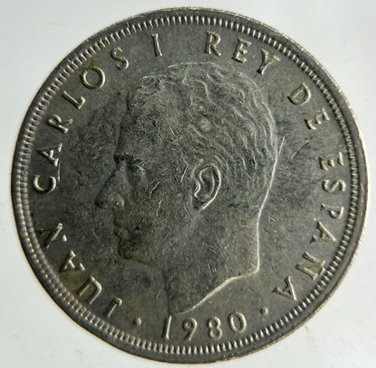 1980 Spain 5 Pesetas Coin | Fine Collectable Grade