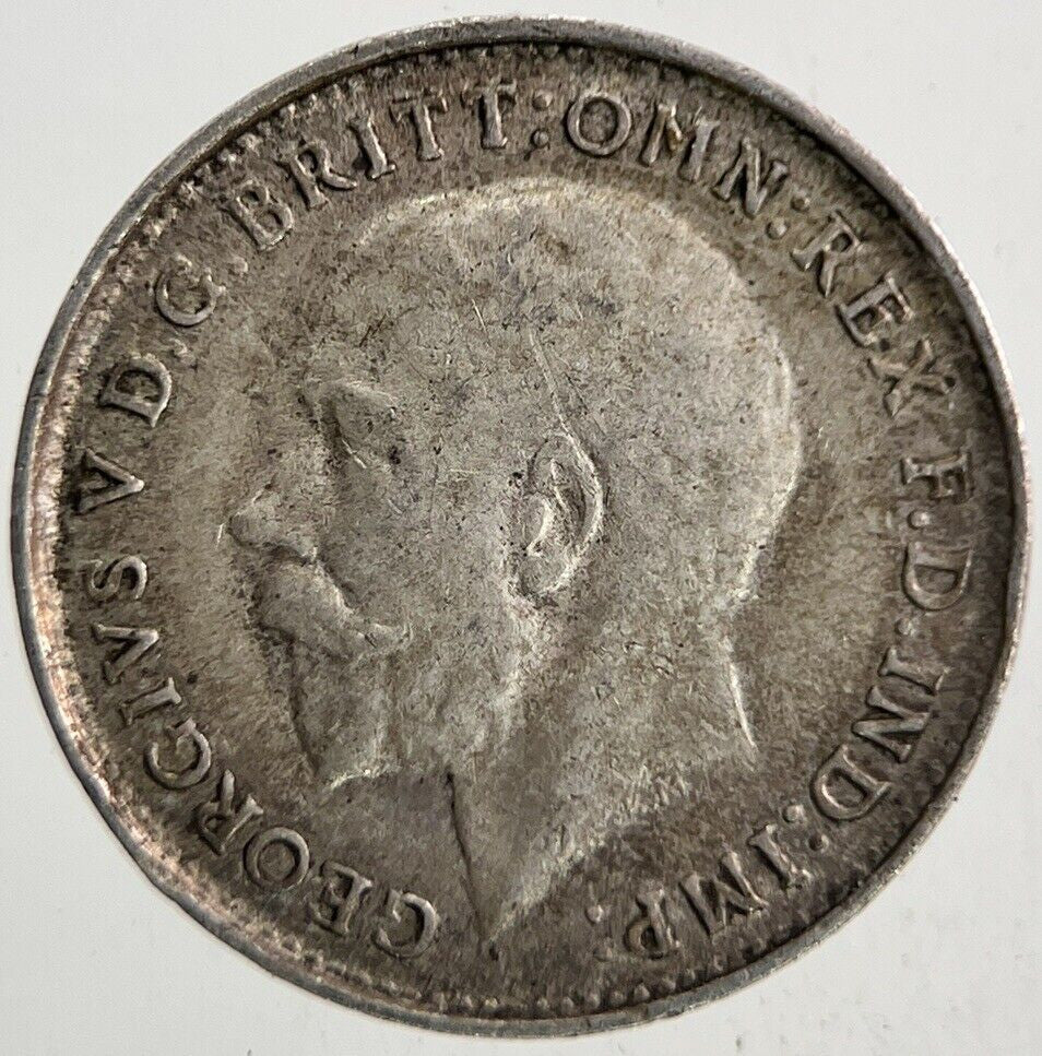 1918 George V Threepence Silver Coin | Fine Collectable Grade
