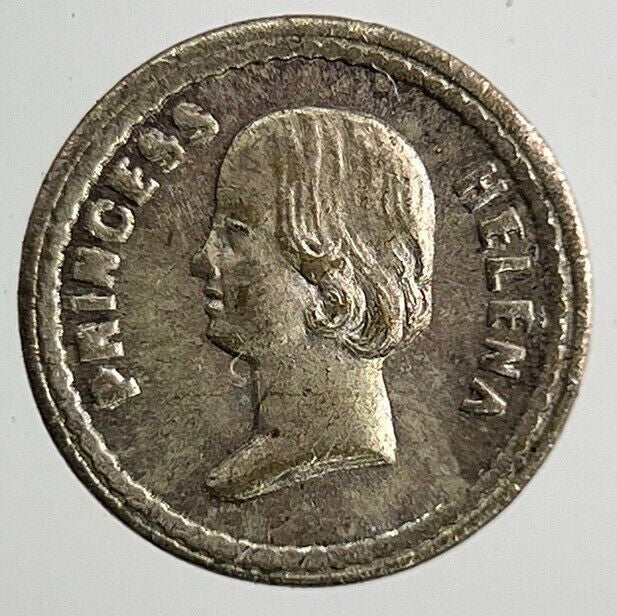 British Very Small Princess Helena Token Coin | Fine Collectable Grade