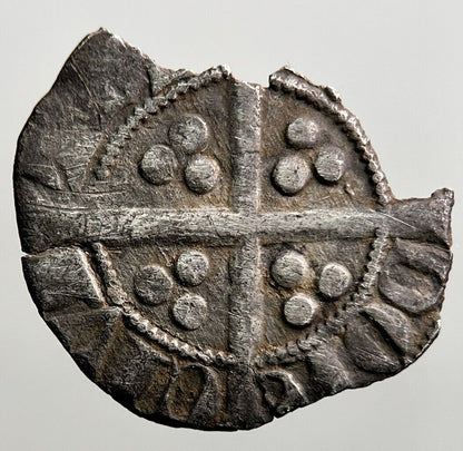 1272-1307 British Medieval Edward I 1st Penny Hammered Silver Coin | a907