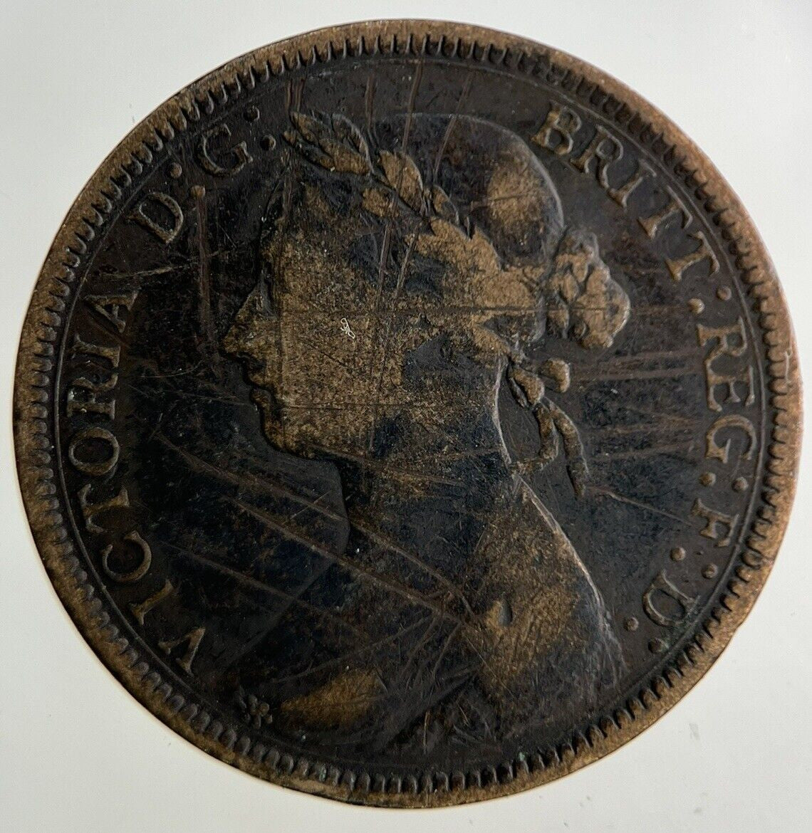 1887 Victoria Half - Penny Coin | Collectable Grade