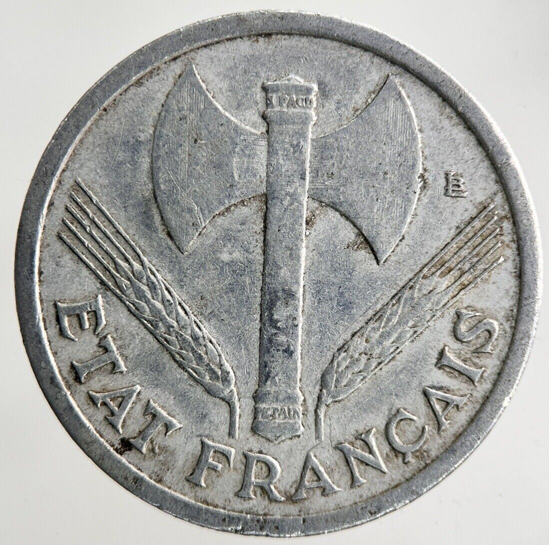 1943 France 1 Franc Coin | Fine Collectable Grade