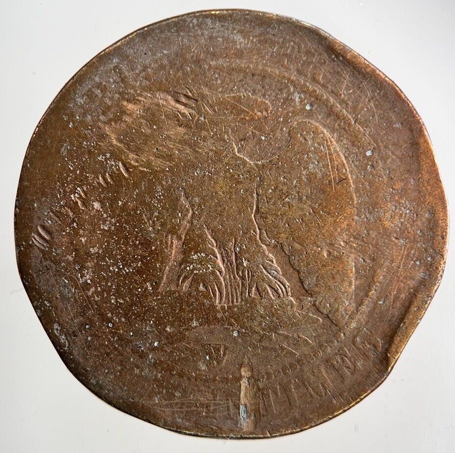 France 10 Centimes Coin | Worn Grade