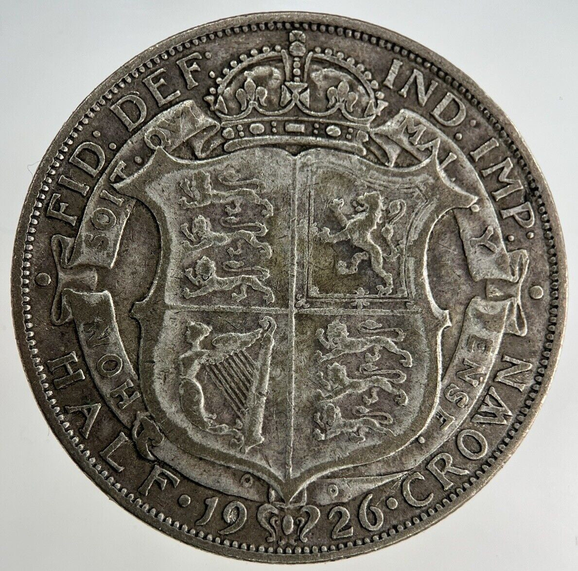 1926 George V Half - Crown Silver Coin | Fine Collectable Grade