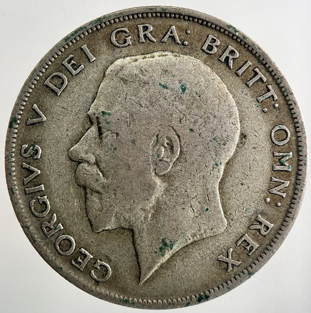 1922 George V Half - Crown Silver Coin | Fine Collectable Grade | a8123