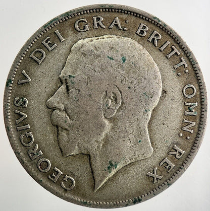 1922 George V Half - Crown Silver Coin | Fine Collectable Grade | a8123