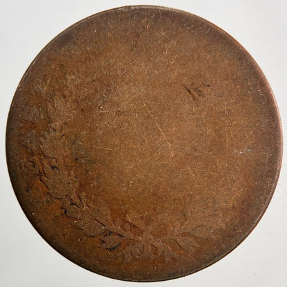 1835 East India Company 1/4 Quarter Anna Coin | Fair Grade