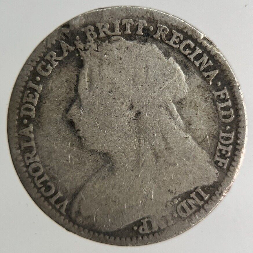 1895 Victoria Threepence Silver Coin | Collectable Grade