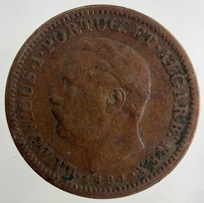 1883 India Portugal Quarto De Tanga Coin | Collectable Grade