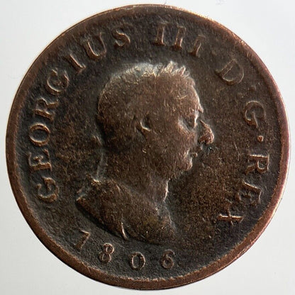 1806 George III Farthing Coin | Collectable Grade | a490