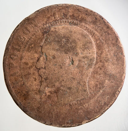 1855 France 10 Centimes Coin | Fair Grade