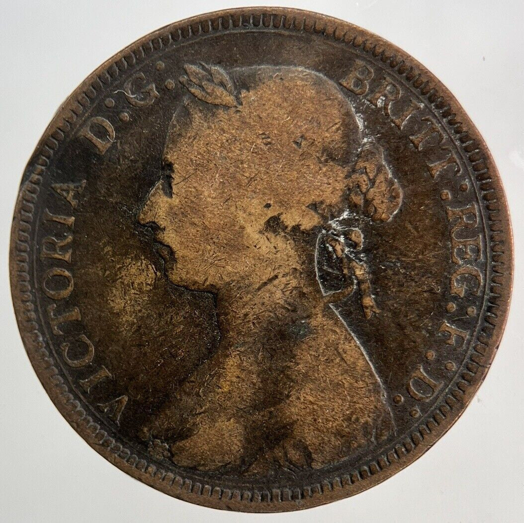 1888 Victoria Half-Penny Coin | Fine Collectable Grade