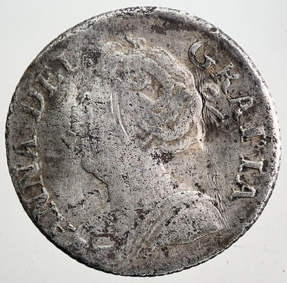 1711 Anne Sixpence Silver Coin | Collectable Grade | a5968