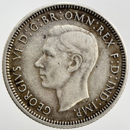 1944 - S Shilling Australia Silver Coin | Collectable Grade | a206