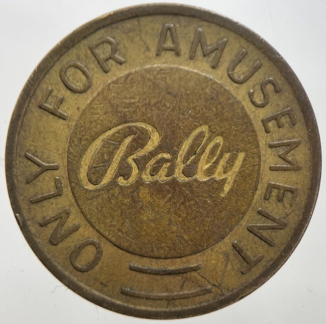 USA Bally Gaming For Amusement Only Token Coin | Collectable Grade l a7319