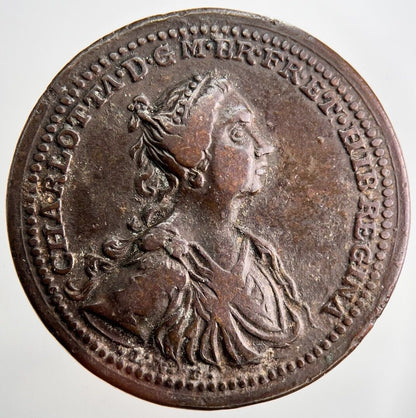 Contemporary Imitation Princess Charlotte Coronation Medal | a2548