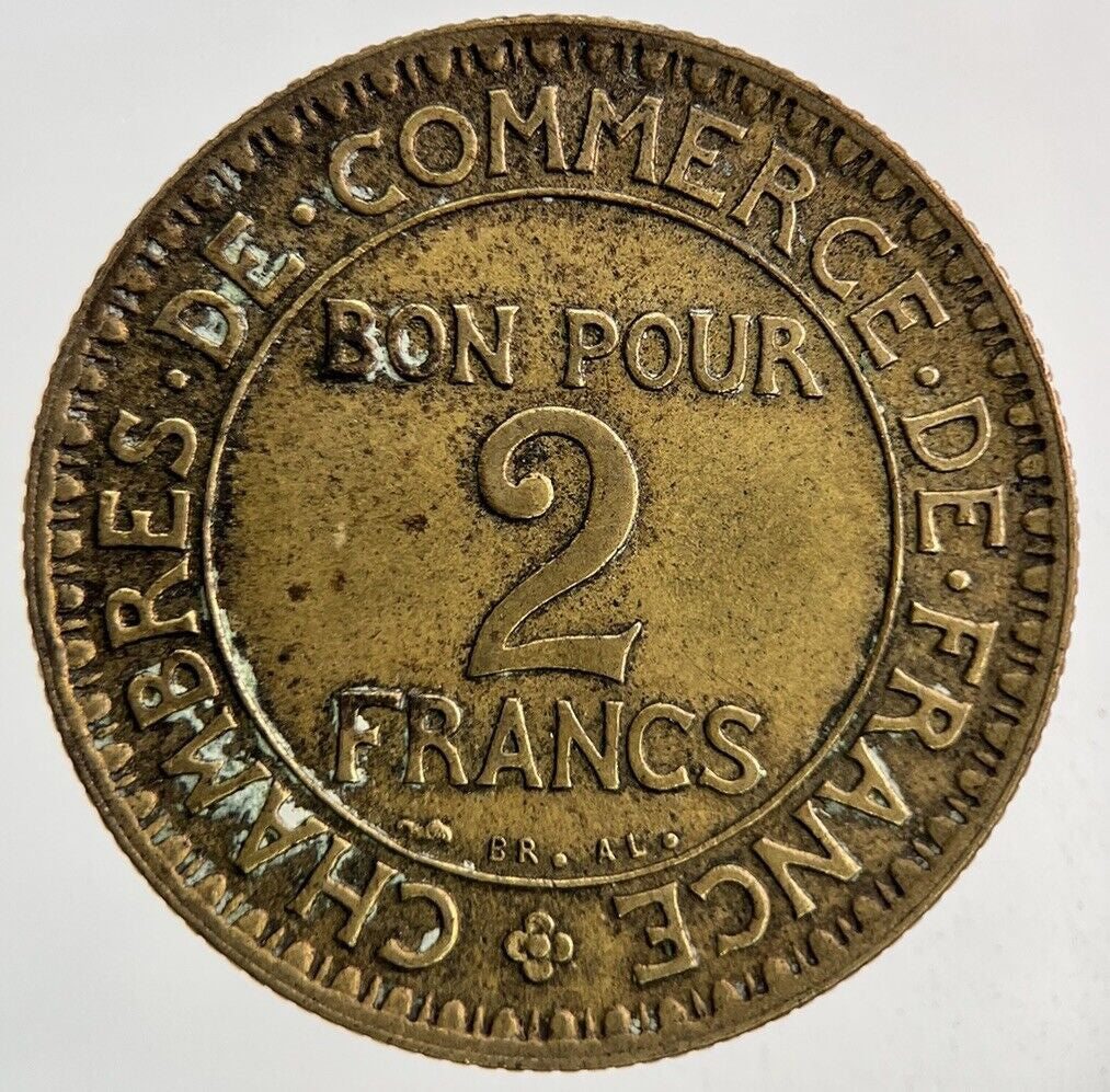 1925 France 2 Francs Coin | Fine Collectable Grade