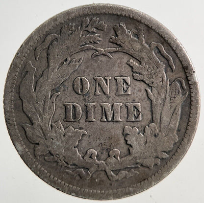 1888 US USA Seated Liberty Dime Silver Coin | Fine Collectable Grade