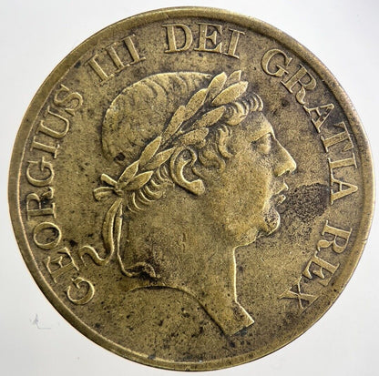 1812 George III Bank Token 3 Shillings Token | Fine Collectable Grade | a5104