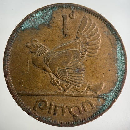 1963 Irish One Penny Coin | Fine Collectable Grade