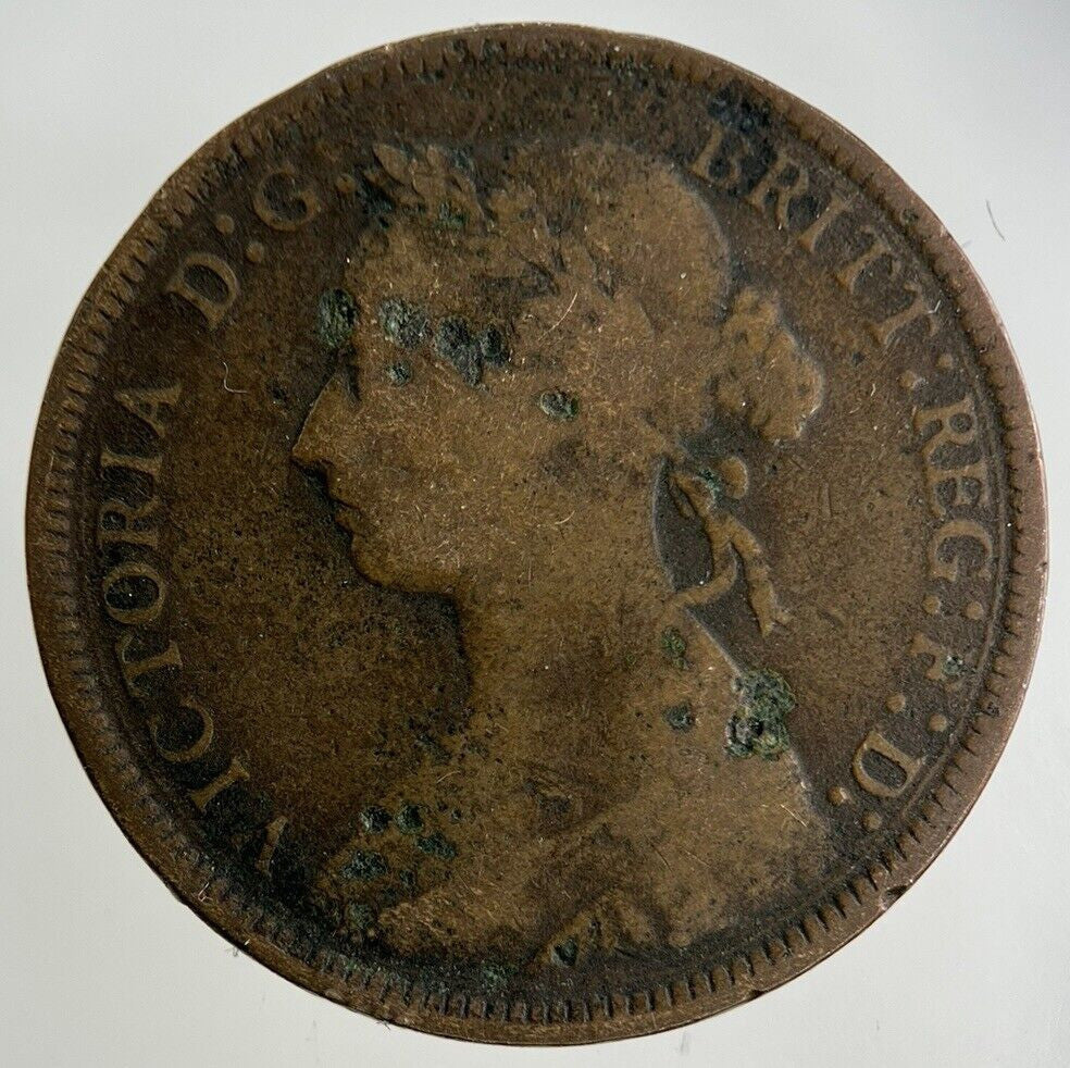 1884 Victoria Half-Penny Coin | Fine Collectable Grade