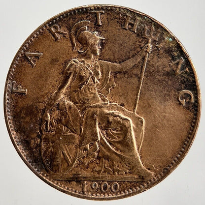 1900 Victoria Farthing Coin | Very High Grade | a2252