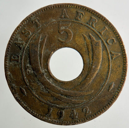 1942 East Africa 5 Cents Coin | Collectable Grade