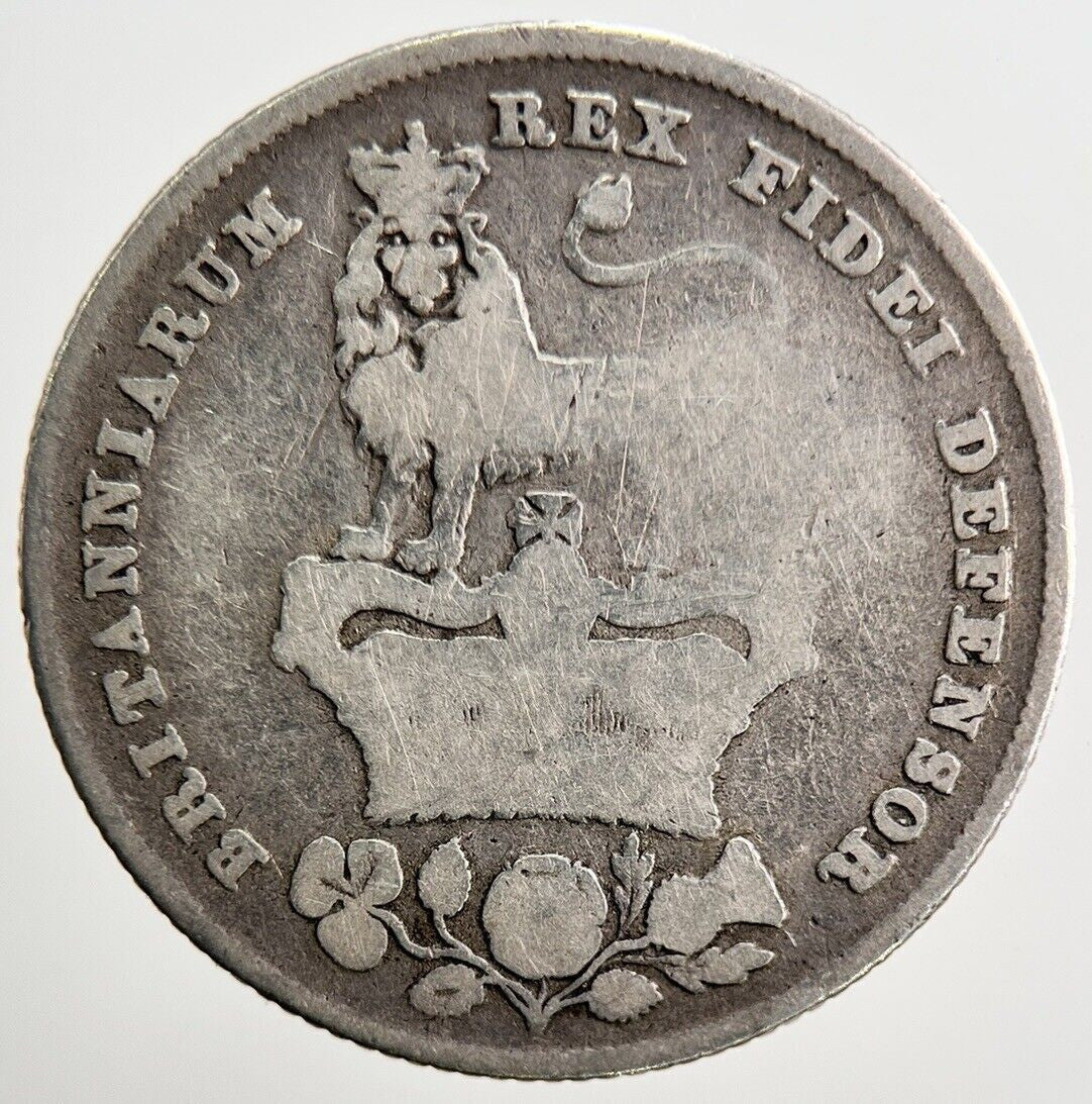 1826 George IV One Shilling Silver Coin | Collectable Grade | a3471
