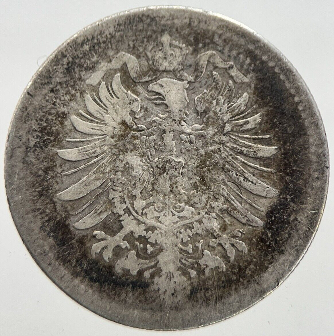 1876 Germany 50 Pfennig Silver Coin | Collectable Grade | a7302