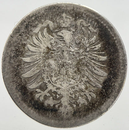 1876 Germany 50 Pfennig Silver Coin | Collectable Grade | a7302