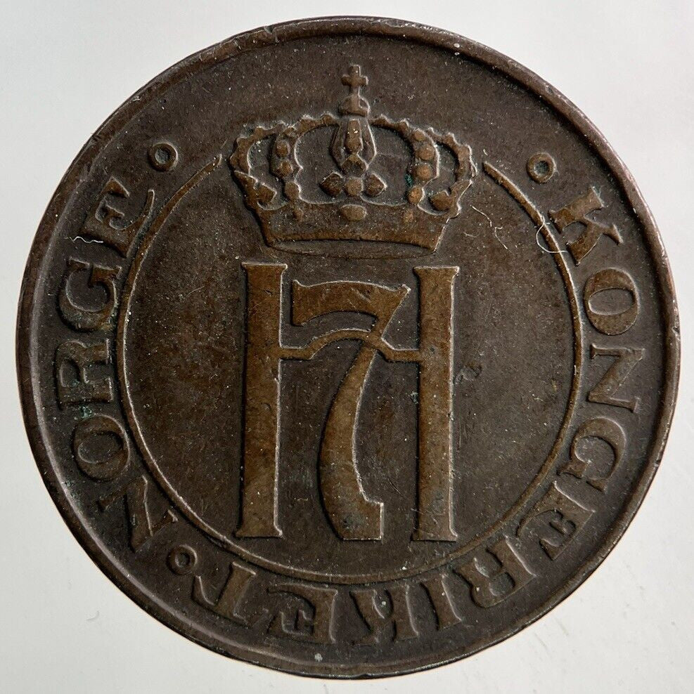 1913 Norway 5 Ore Coin | Fine Collectable Grade