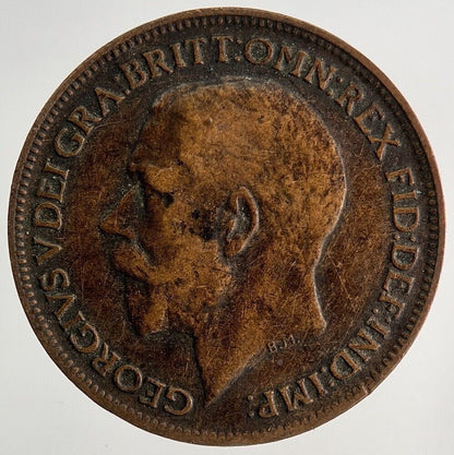 1914 George V Farthing Coin | Fine Collectable Grade