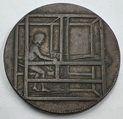 1792 Rochdale Half-Penny Token Coin | Fine Collectable Grade | a1417