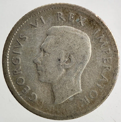 1937 South Africa Sixpence Silver Coin | Collectable Grade