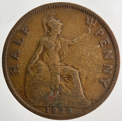 1929 George V Half-Penny Coin | Collectable Grade