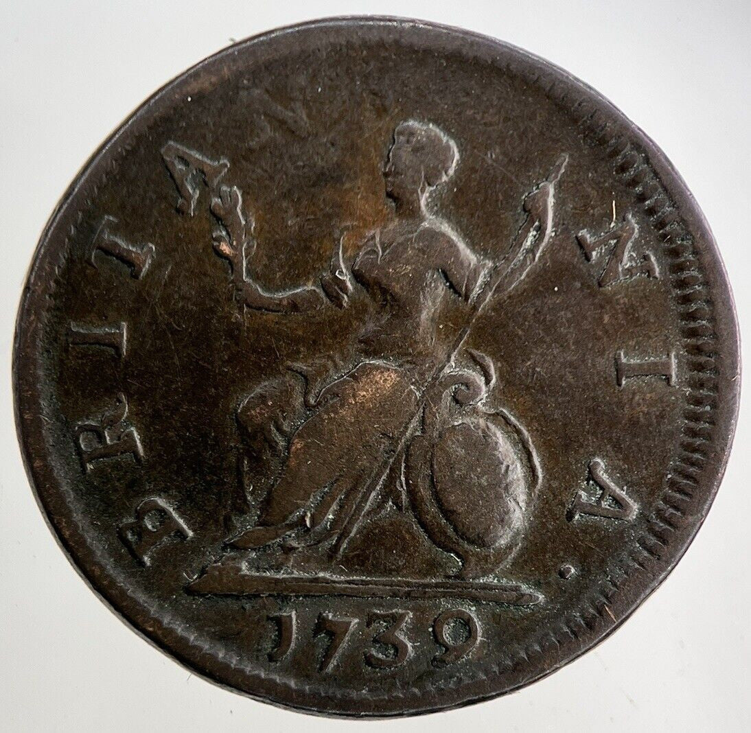1839 George II 2nd Farthing Coin | Fine Collectable Grade
