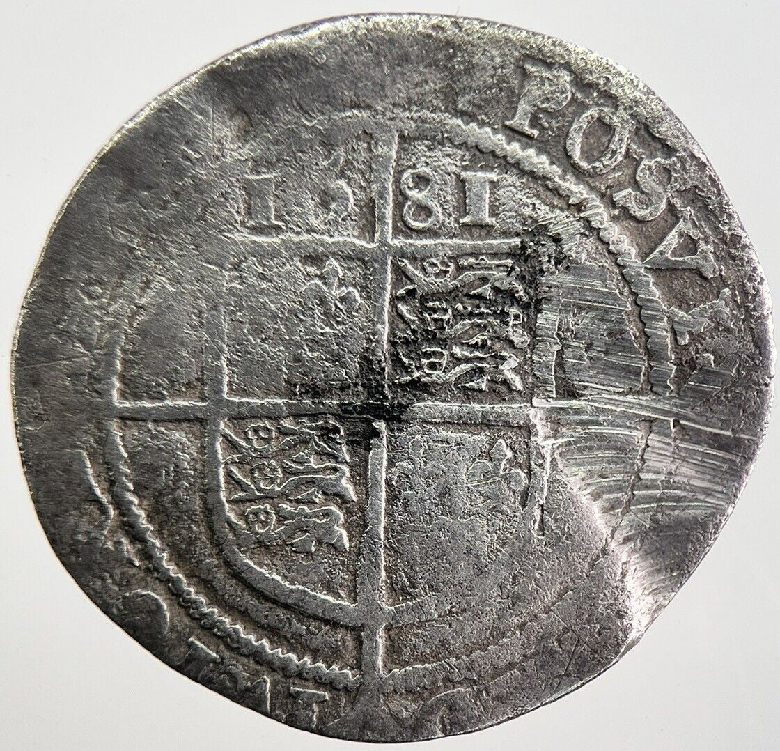 1581 Elizabeth I 1st Sixpence Silver Hammered Coin | Collectable Grade | a3152
