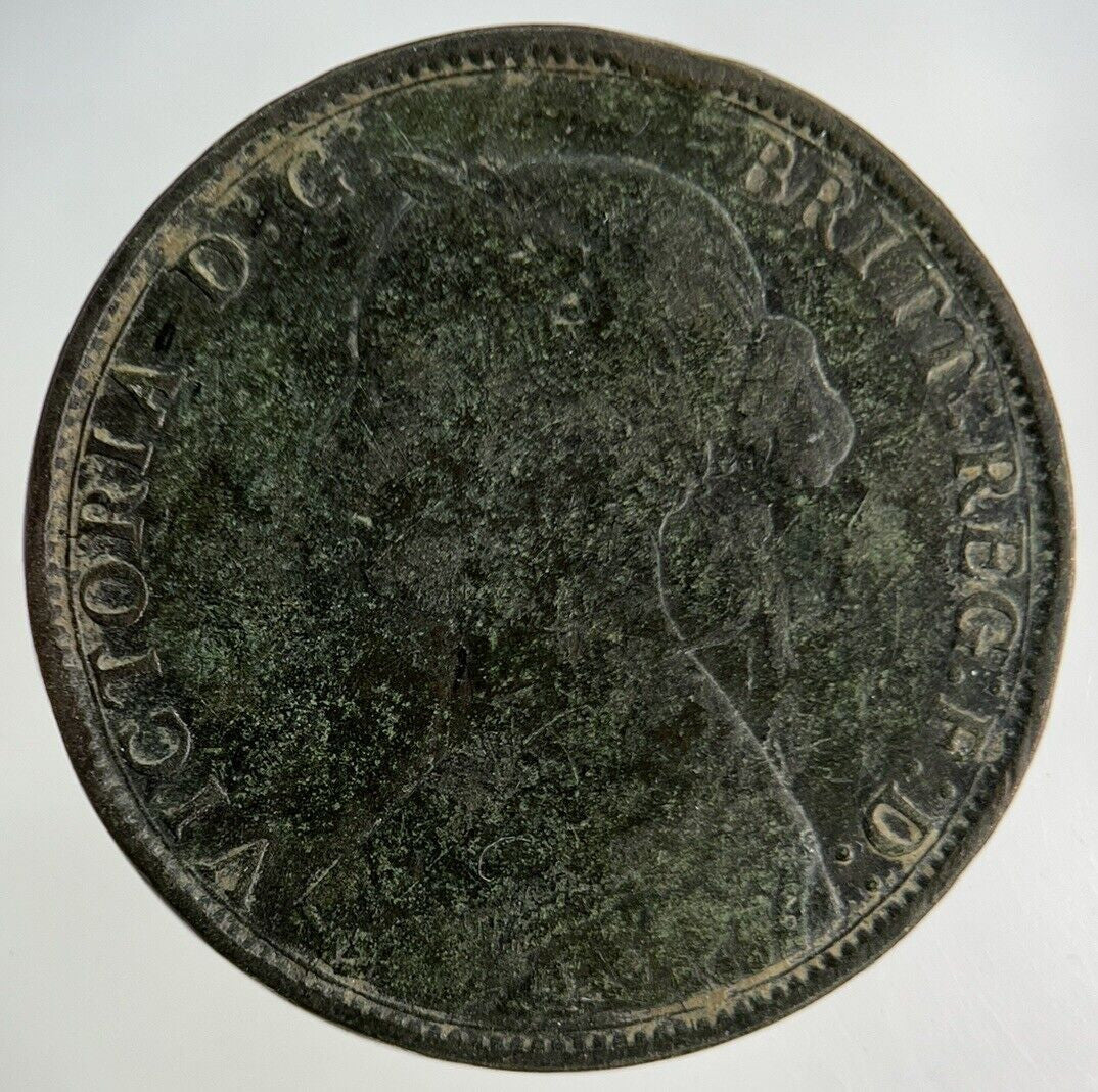 1861 Victoria Half - Penny Coin | Collectable Grade