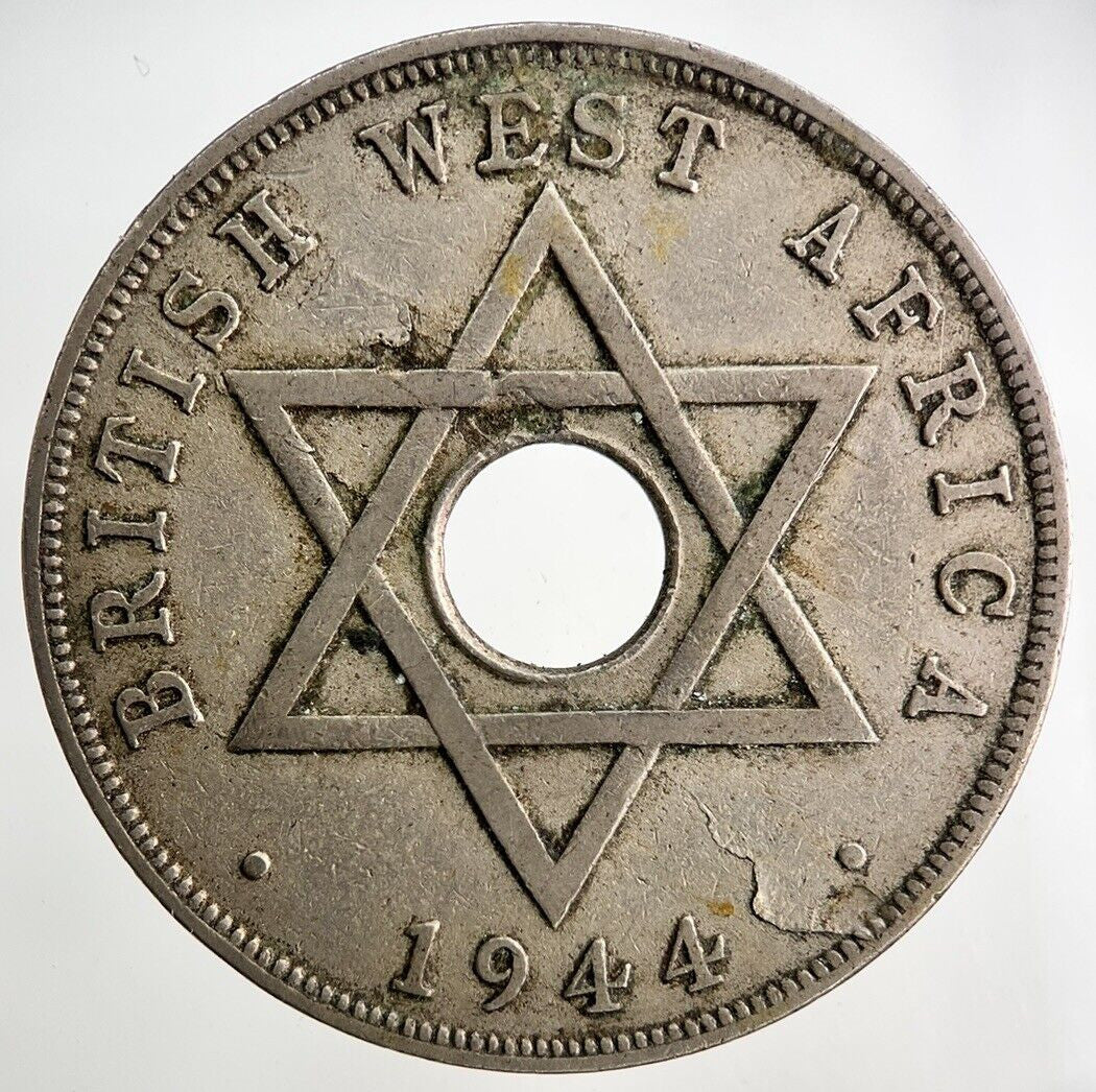 1944 West Africa One Penny Coin | Fine Collectable Grade