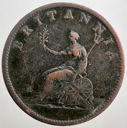 1807 George 3rd III Half - Penny British Coin | Collectable Grade | a8042