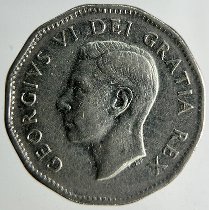 1950 Canada 5 Cents Coin | Fine Collectable Grade