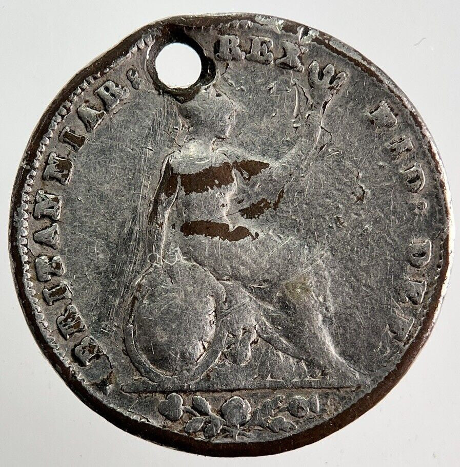 1835 Painted William IIII Farthing Coin | Collectable Grade