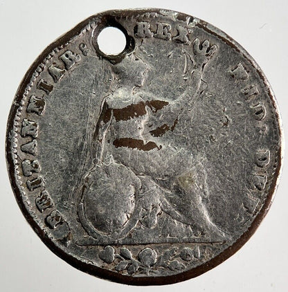 1835 Painted William IIII Farthing Coin | Collectable Grade