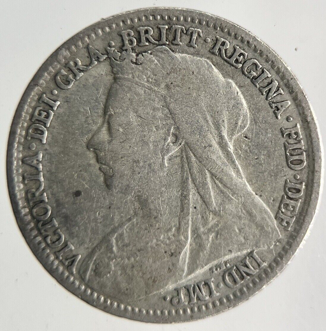 1895 Victoria Threepence Silver Coin | Fine Collectable Grade