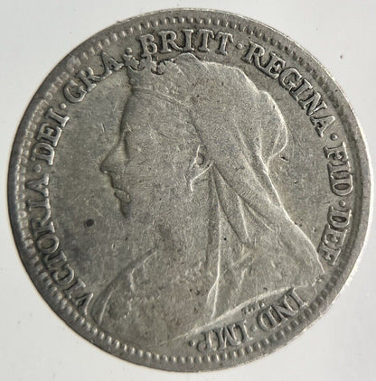 1895 Victoria Threepence Silver Coin | Fine Collectable Grade