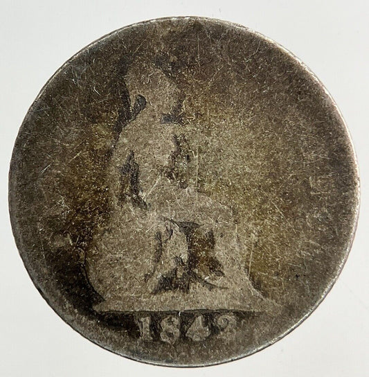 1842 Victoria Four-Pence Groat Silver Coin | Collectable Grade