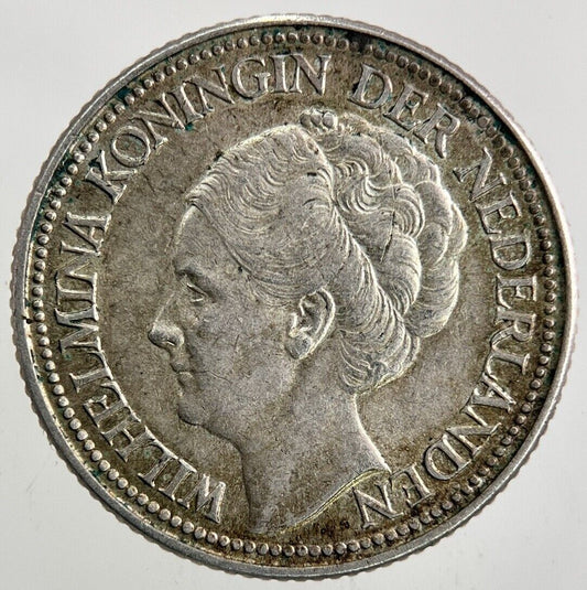 1941 Netherlands 25 Cents Silver Coin | Very High Grade