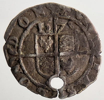 1575 Elizabeth I 1st Threepence Hammered Silver Coin | Collectable Grade | a9034