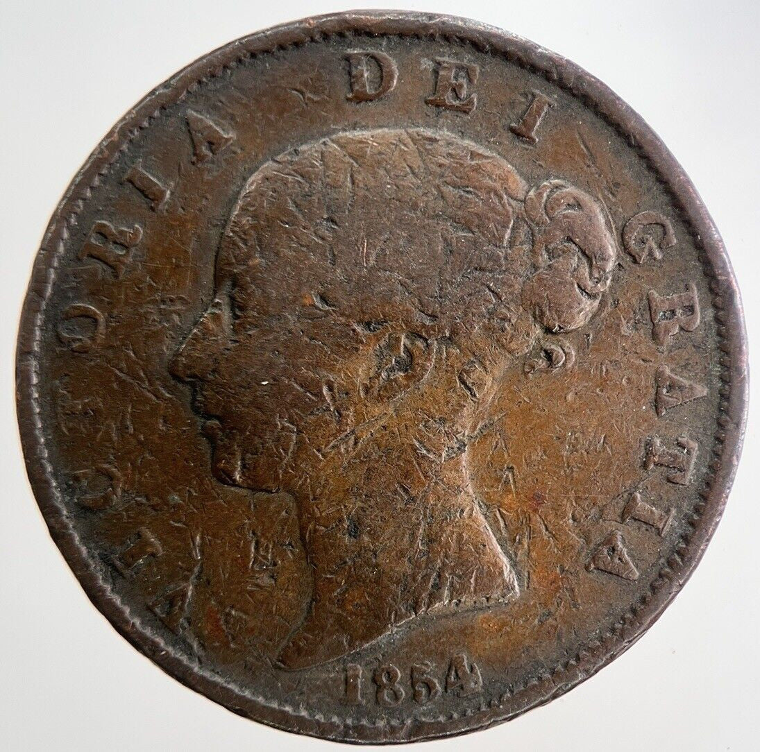 1854 Victoria Half-Penny Coin | Collectable Grade
