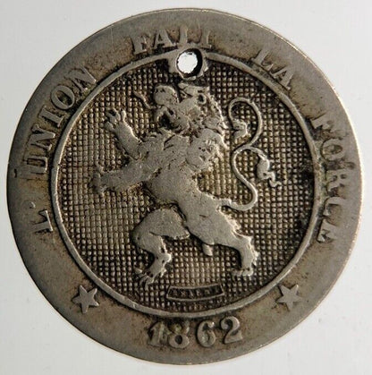 1862 Belgium 5 Centimes Coin | Collectable Grade